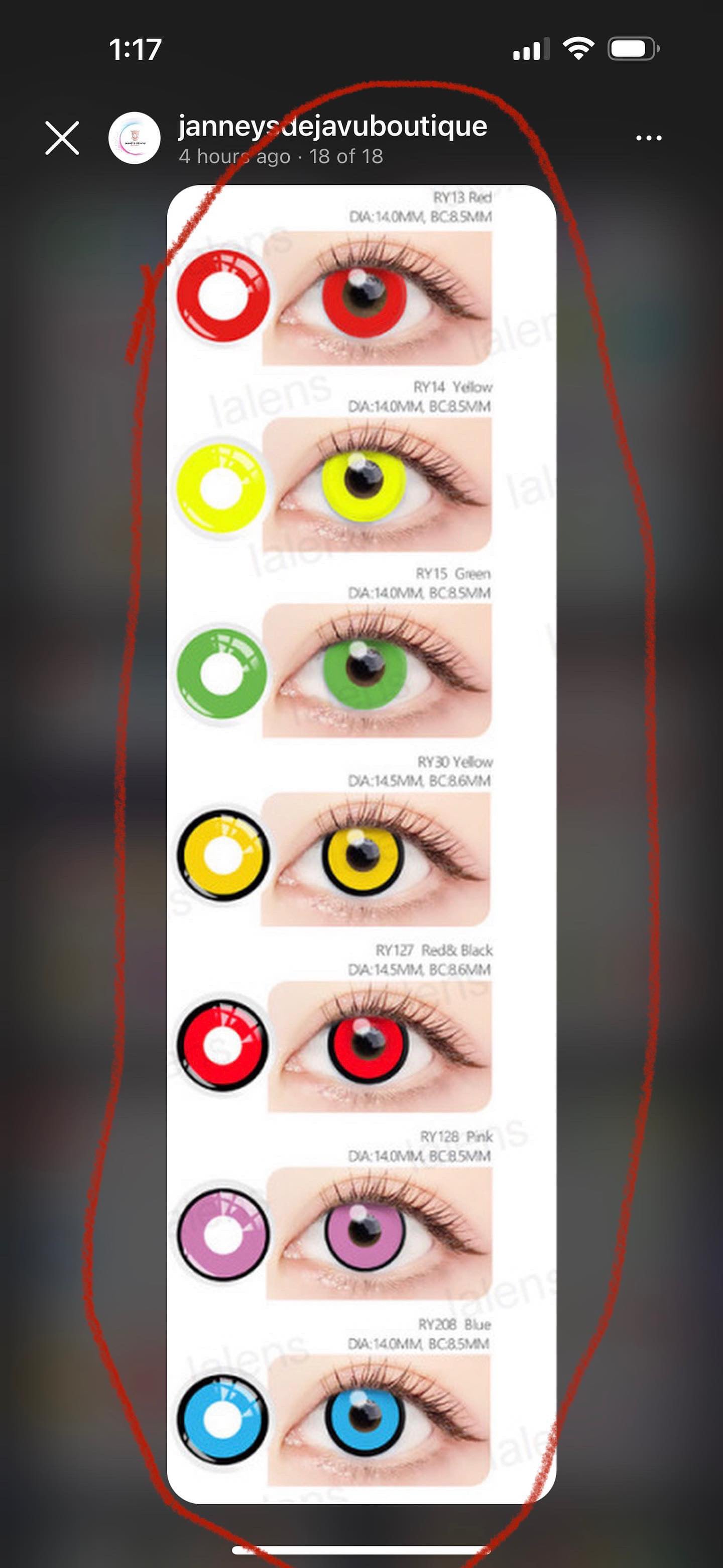 Halloween contacts Get 30 random pairs NO YOU CAN't CHOSE THIS DEAL IS RANDOM PAIRS✅ONLY MORE STYLES DIFFERENT CAN BE ADDED TO YOUR ORDER
