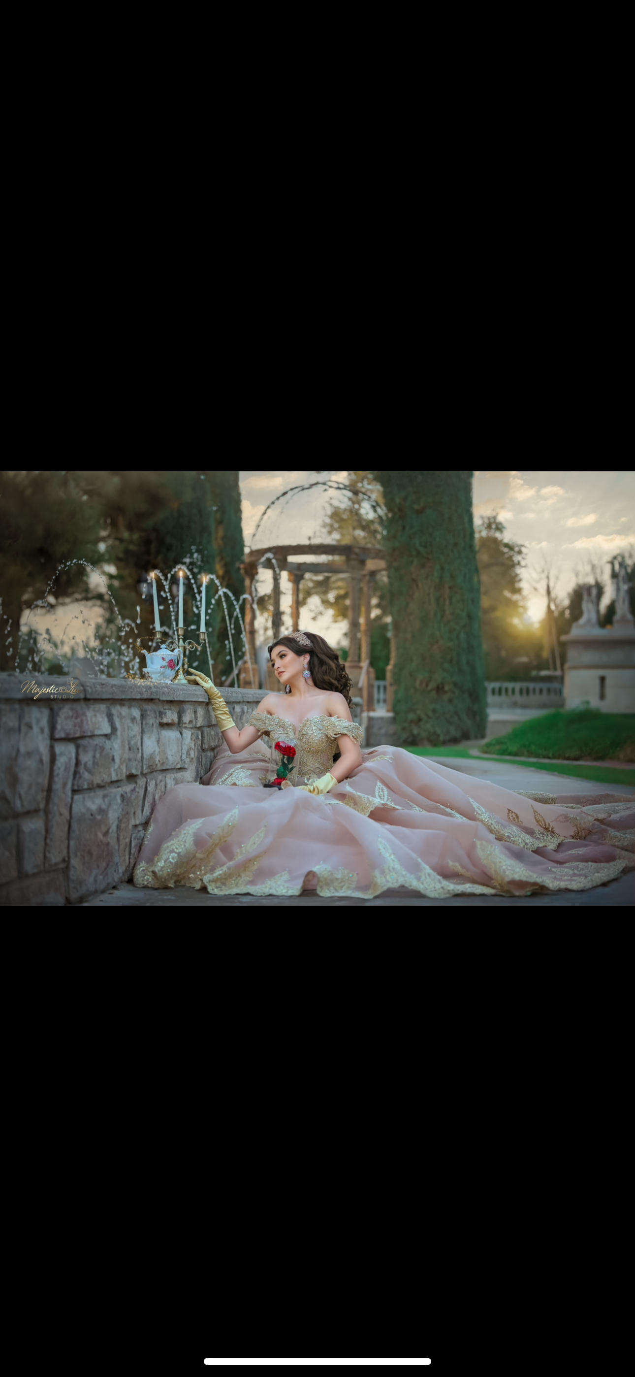 Princess Belle Champagne Luxury Dress