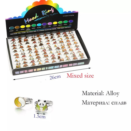 2 Mood color changing rings RANDOM SURPRISE RING