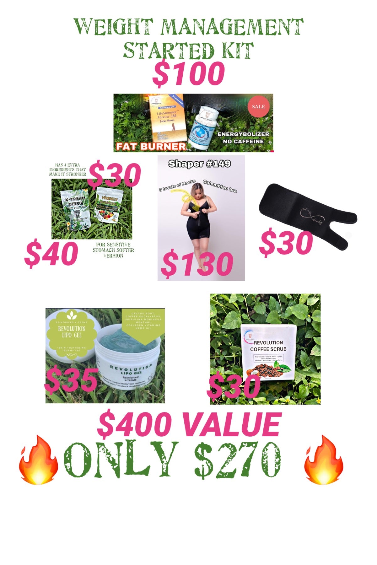 JANNEY'S WEIGHT LOSS STARTED KIT CODE: FAVORITE to get it for $270