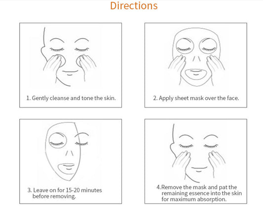 (5 PACKAGES) AVOCADO FACE MASK