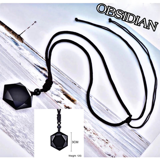 Obsidian NECKLACE☪️ALL PRODUCTS COME CLEAN AND PREPARED WITH SPECIAL OILS AND PERFUMES☪️
