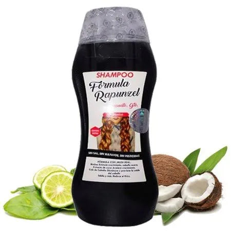 HAIR GROW & LESS HAIR LOSS RAPUNZEL SHAMPOO WITH BERGAMOTA 100%NATURAL FORMULA