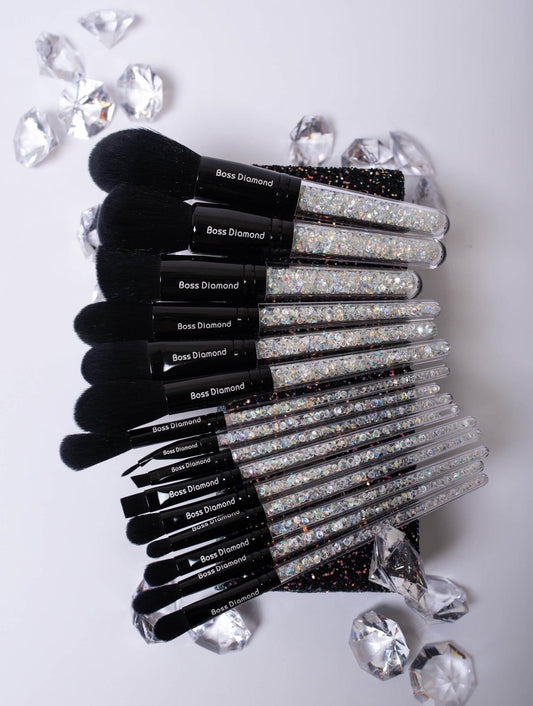 Boss Diamond Brushes 15 sets + Magnetic Case
