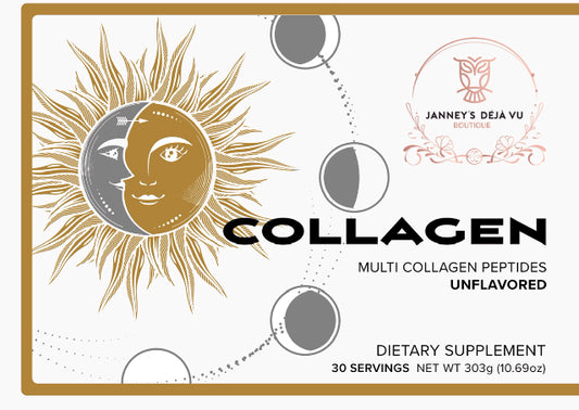 COLLAGENO 30 day supply helps SKIN , NAILS , HAIR , BONES AND MORE NO FLAVOR