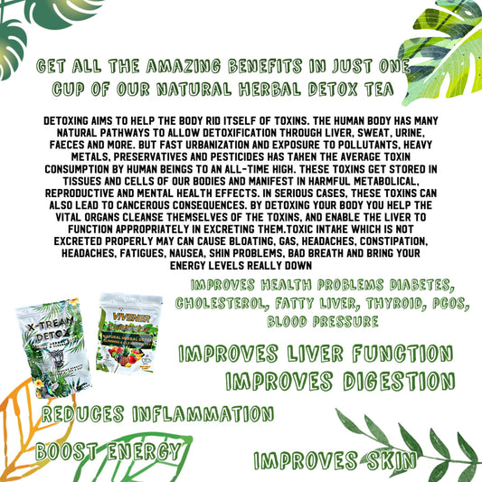 X-TREAM DETOX TEA 1 BAG 30 DAY SUPPLY ( STRONGER VERSION ) PONCHE NAVIDEÑO 🌺