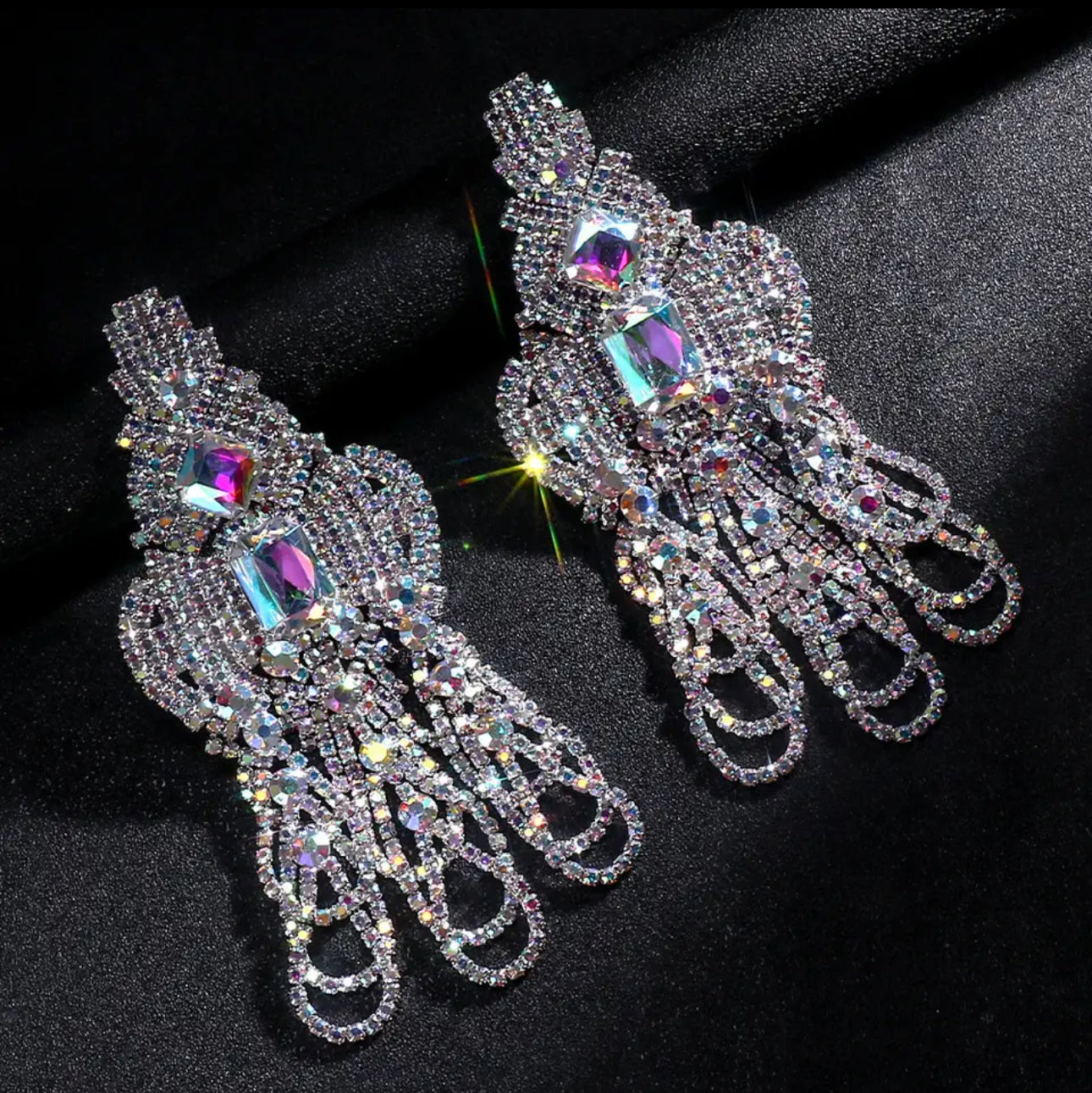 Big luxury earrings