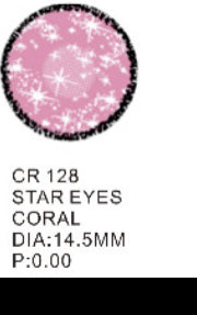 Pink Coral star eyes