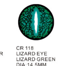 118 lizar eye green