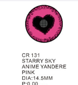 131 starry sky anime yandere pink heart