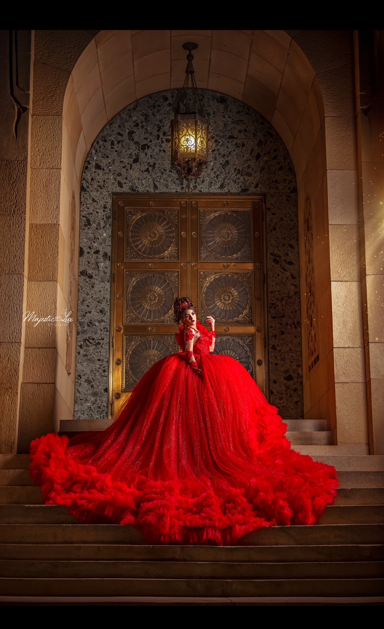 Luxury Red Dreamers Dress