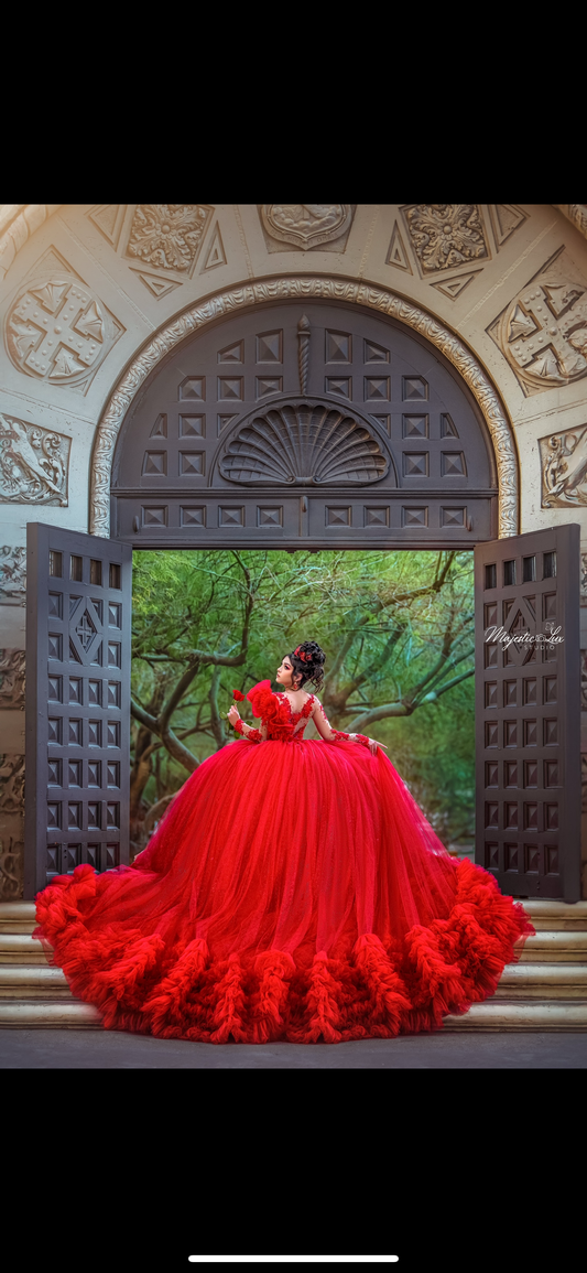 Luxury Red Dreamers Dress