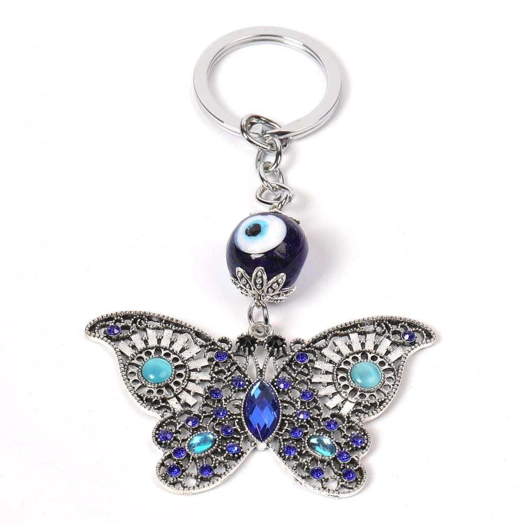 Mariposa 🧿 KEY CHAIN (PROTECTION CLEAN BEFORE SHIPPING)🧿Ojitos 🧿☪️ALL PRODUCTS COME CLEAN AND PREPARED WITH SPECIAL OILS AND PERFUMES☪️
