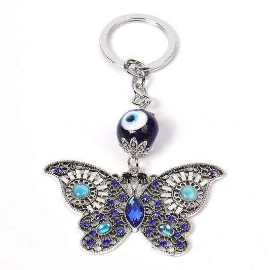 Mariposa 🧿 KEY CHAIN (PROTECTION CLEAN BEFORE SHIPPING)🧿Ojitos 🧿☪️ALL PRODUCTS COME CLEAN AND PREPARED WITH SPECIAL OILS AND PERFUMES☪️