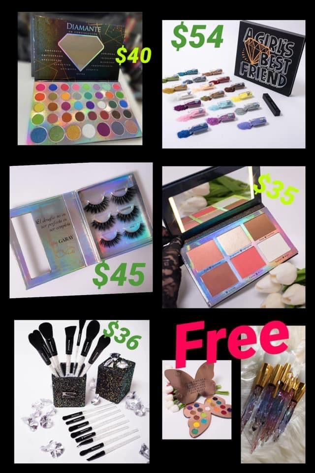 EVERYTHING IN PICTURE GET MARIPOSA PALETTE AND BRUSH SET FREE PURCHISING THE FULL COLLECTION