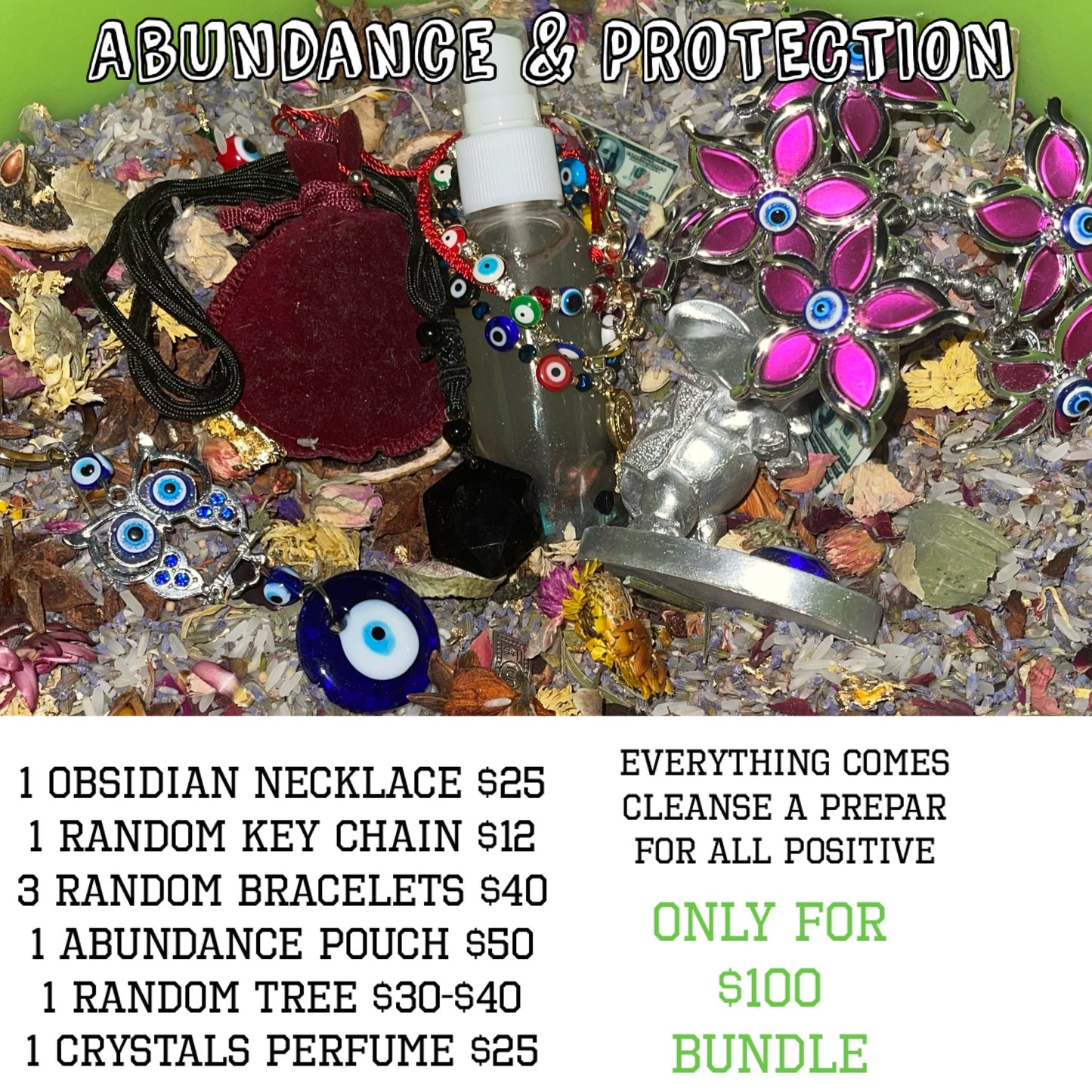 Abundance & PROTECTION BUNDLE ( CLEAN AND PREPARED FOR YOU SPECIALLY