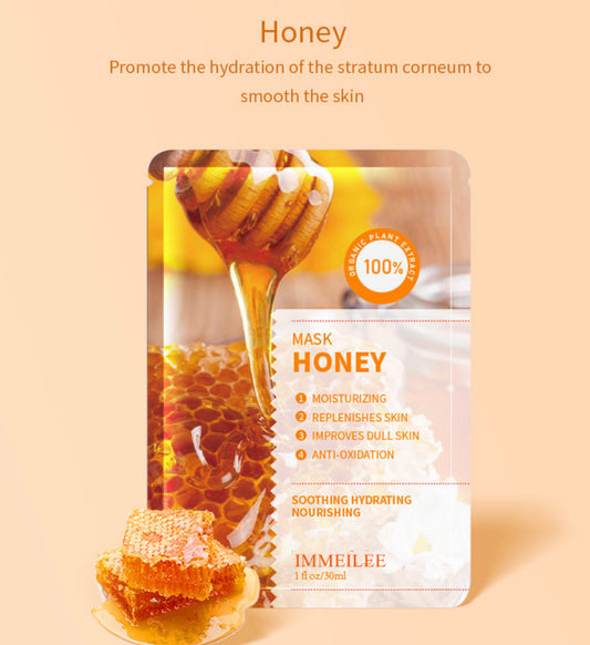 (5 PACKAGES) Honey face mask