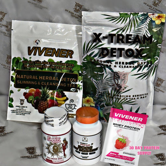 Level #1 Full EMPIRE LATINO DETOX KIT WITH 30 DAY OF PROTEIN