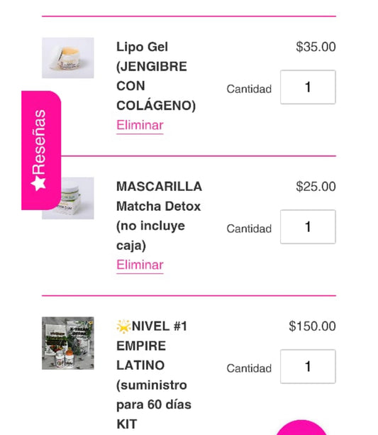Kit nivel 1 + MASCARILLA MAS 1 LIPO GEL